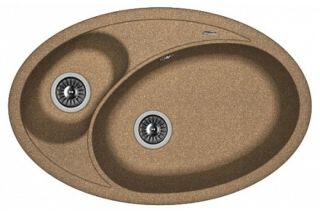 Кухонная мойка Florentina Селена 780 коричневый